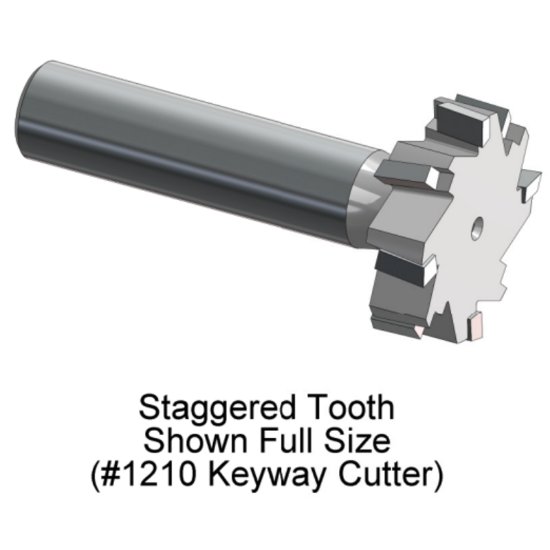 Picture of AB Tools KT175-5-45-118R 1.75 X .50 W/.118Rad 45DEG 8 Staggered